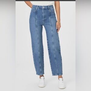 NEW PAIGE alexis with center seam and angled pockets jeans in anthia 29